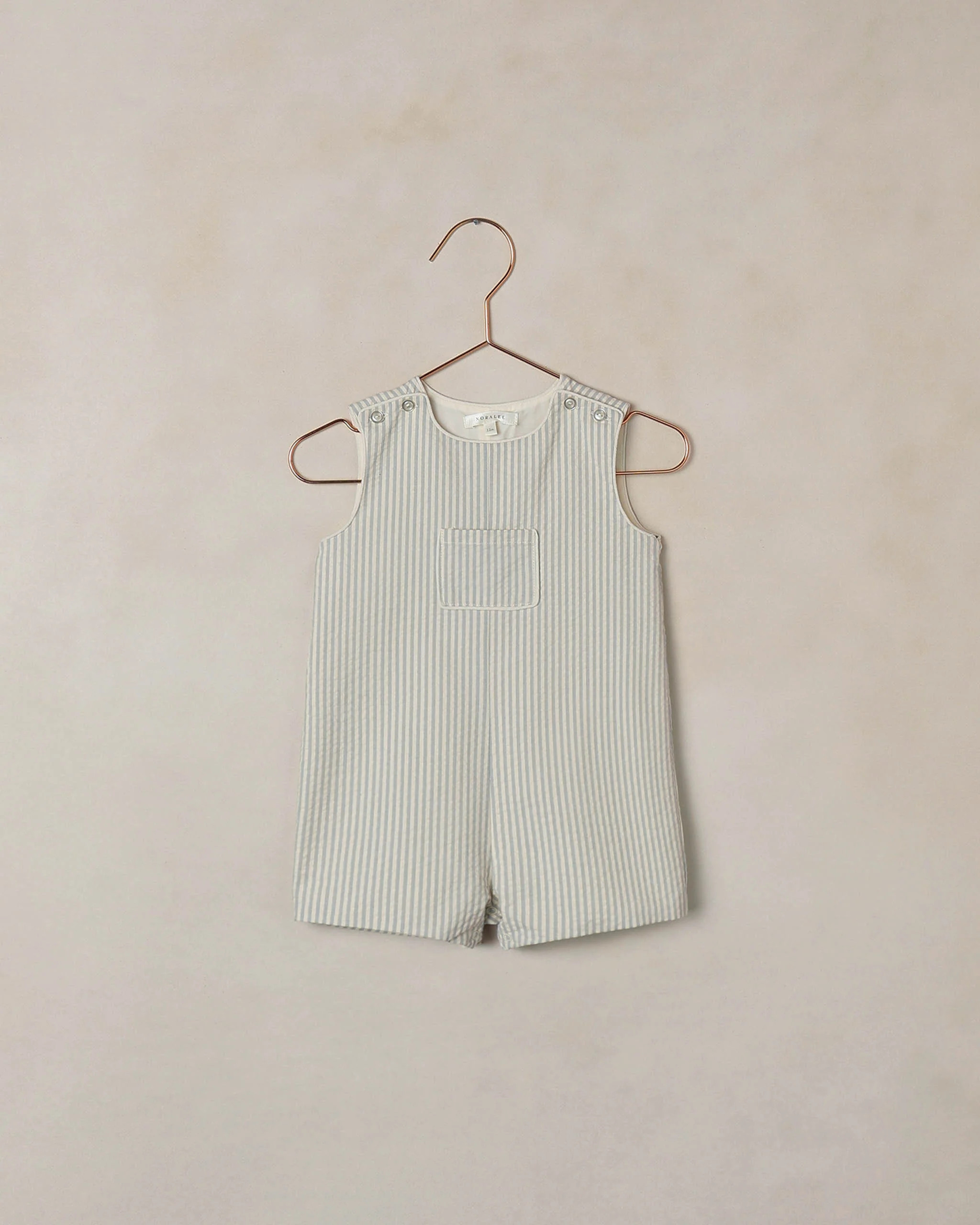 Georgie Romper Sky Stripe | Rylee + Cru
