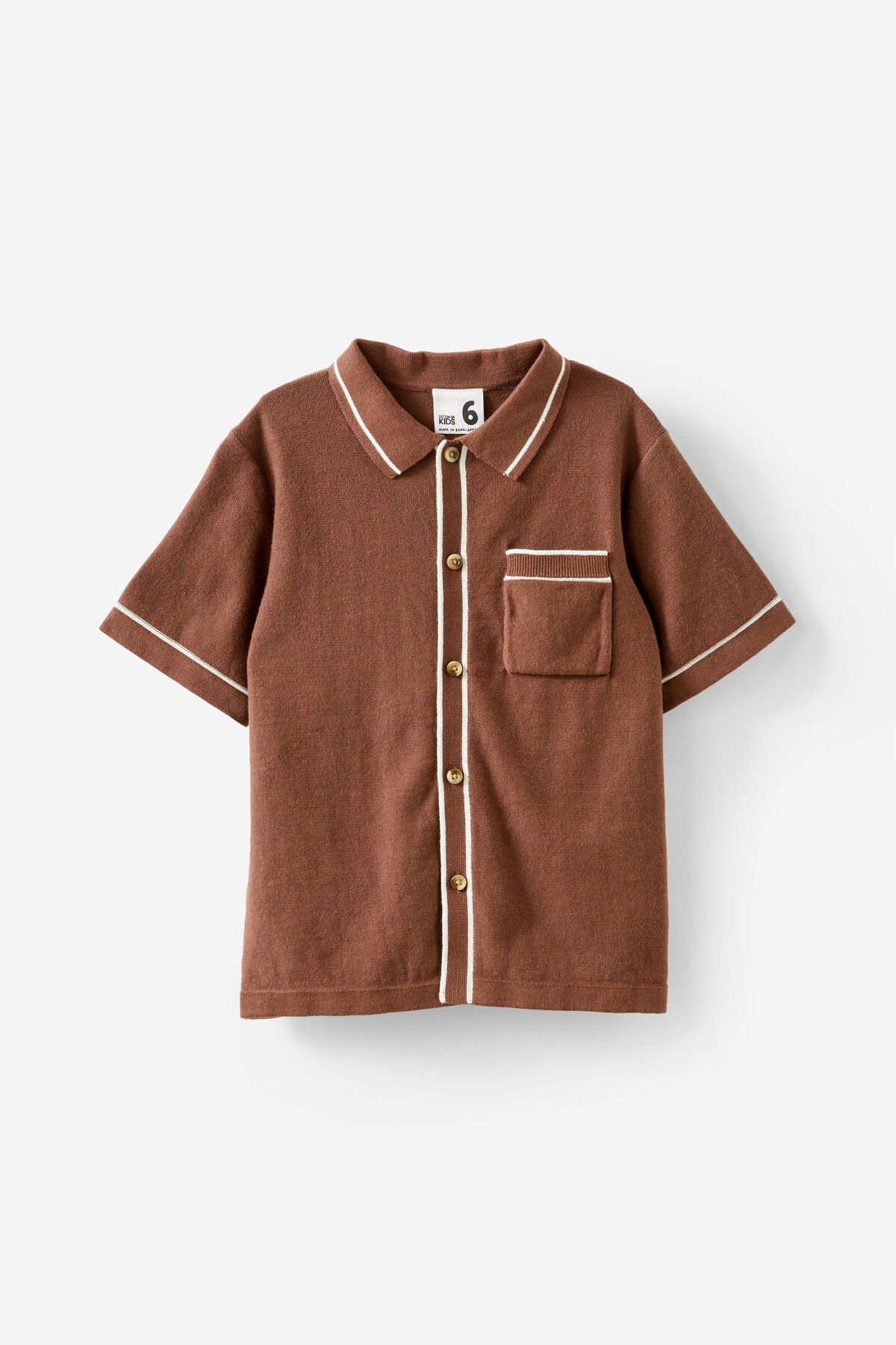 Knitted Short Sleeve Shirt | Cotton On (US)