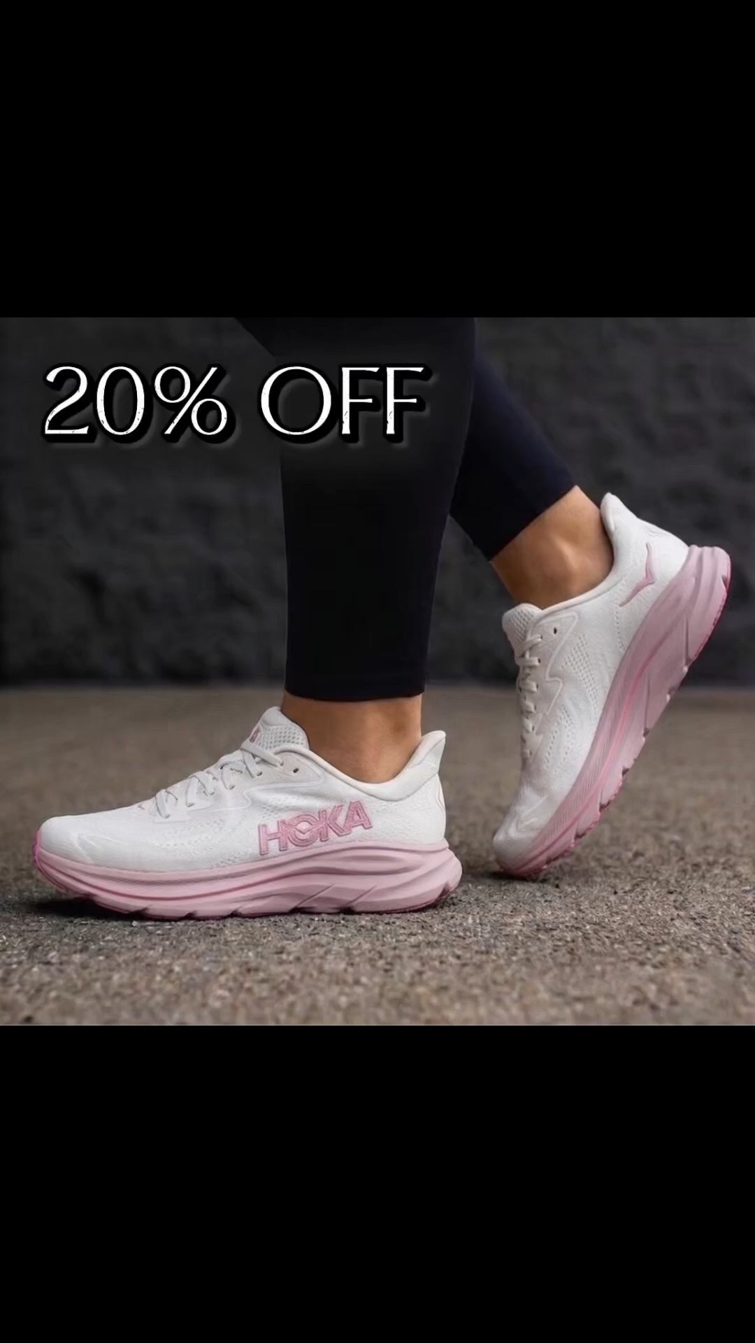 Hokas 20% off in over 20 colors and runs true to size