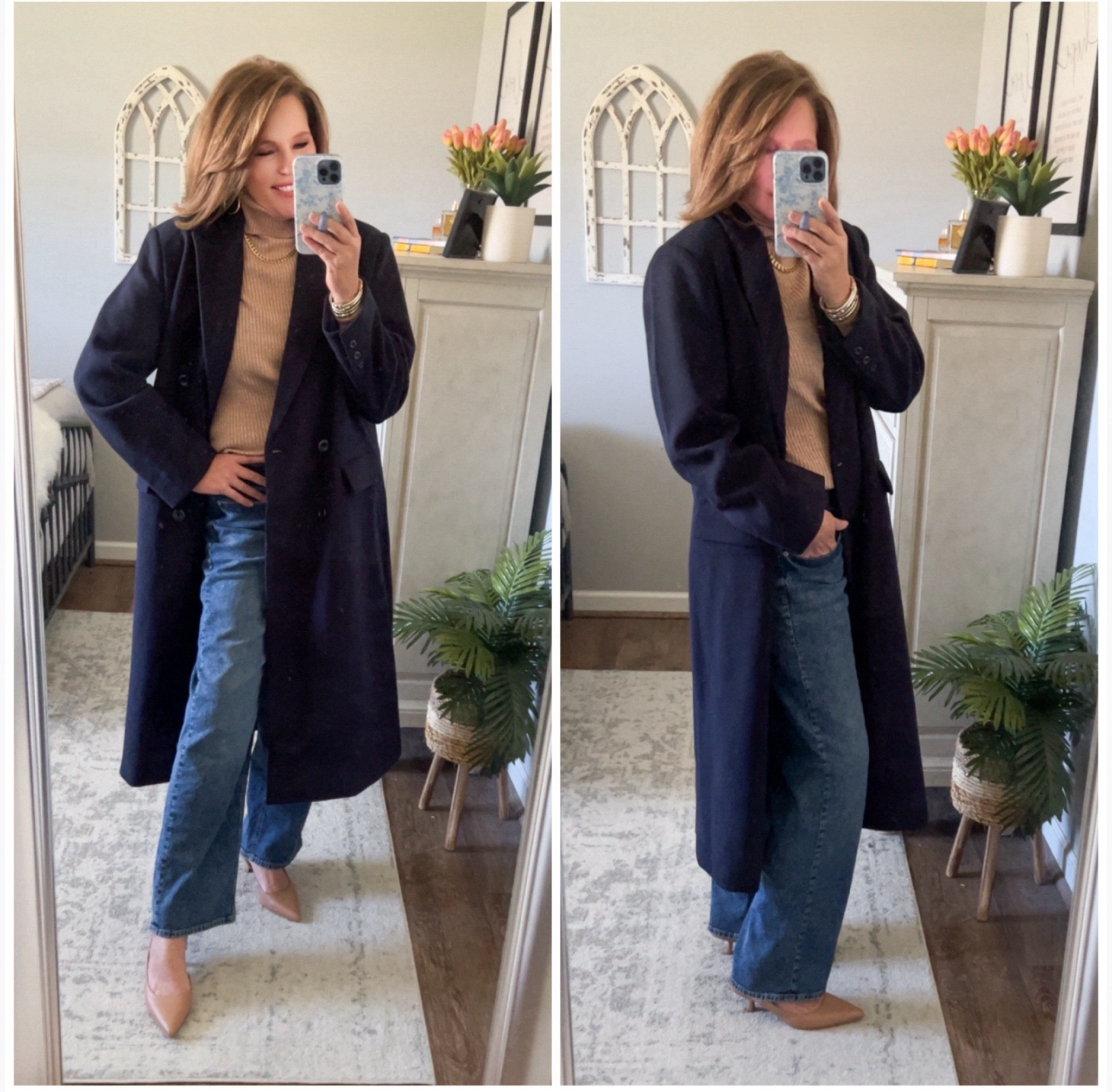 Scoop Faux Wool Double Breasted Coat is perfect to dress up or down! This is only $59, but feels like it’s $300! Old Navy jeans on sale only $24, style with time and Tru turtle neck and BCBGeneration kitten heels 👠 from DSW  

Winter outfit, jeans, winter coat, Walmart fashion, Black Friday deals, old navy Black Friday, dsw, casual chic, Christmas, holiday, everyday style

#LTKSaleAlert #LTKCyberWeek #LTKFindsUnder50