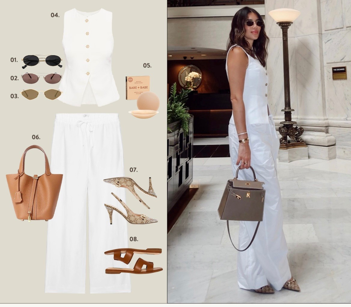 All white summer / vacation outfit
Wearing small in both

#LTKStyleTip
