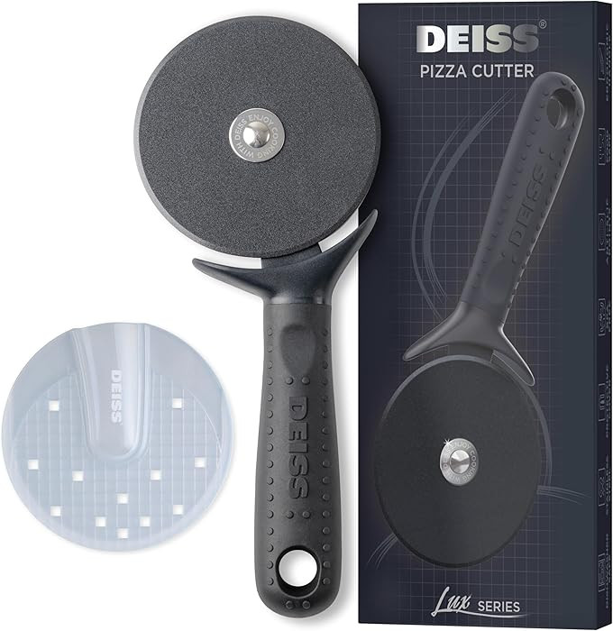 Deiss Lux Heavy Duty Pizza Cutter with Wheel Slicer- Stainless Steel Sharp Smooth Pizza Cutter Wh... | Amazon (CA)