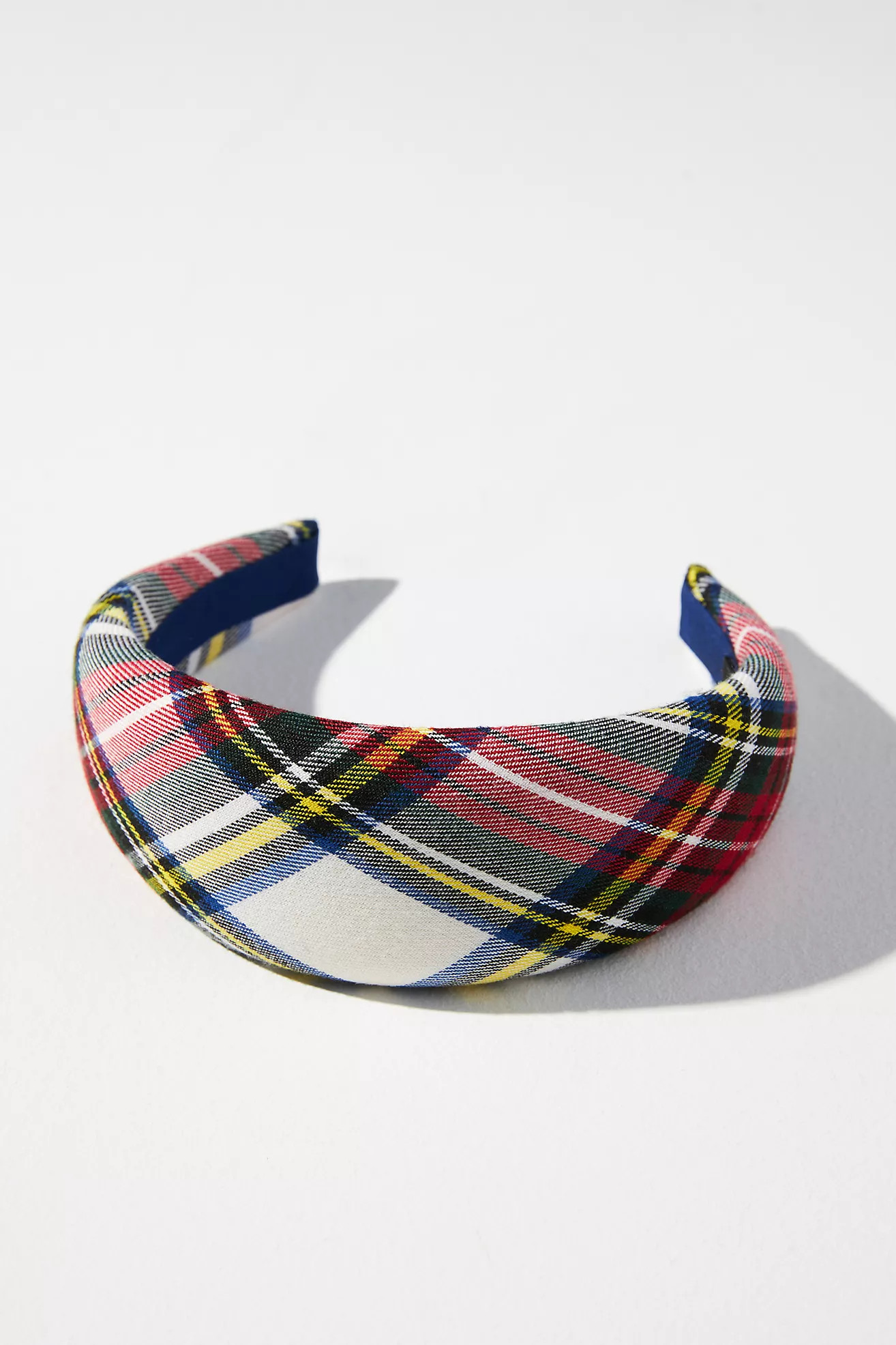 Leontine Vintage Puffy Plaid Headband | Anthropologie (US)