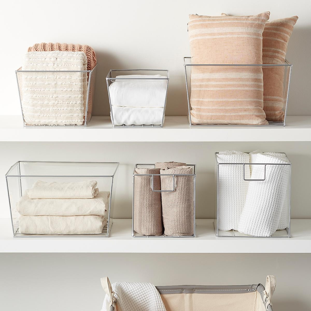 Clear Lookers Bins | The Container Store