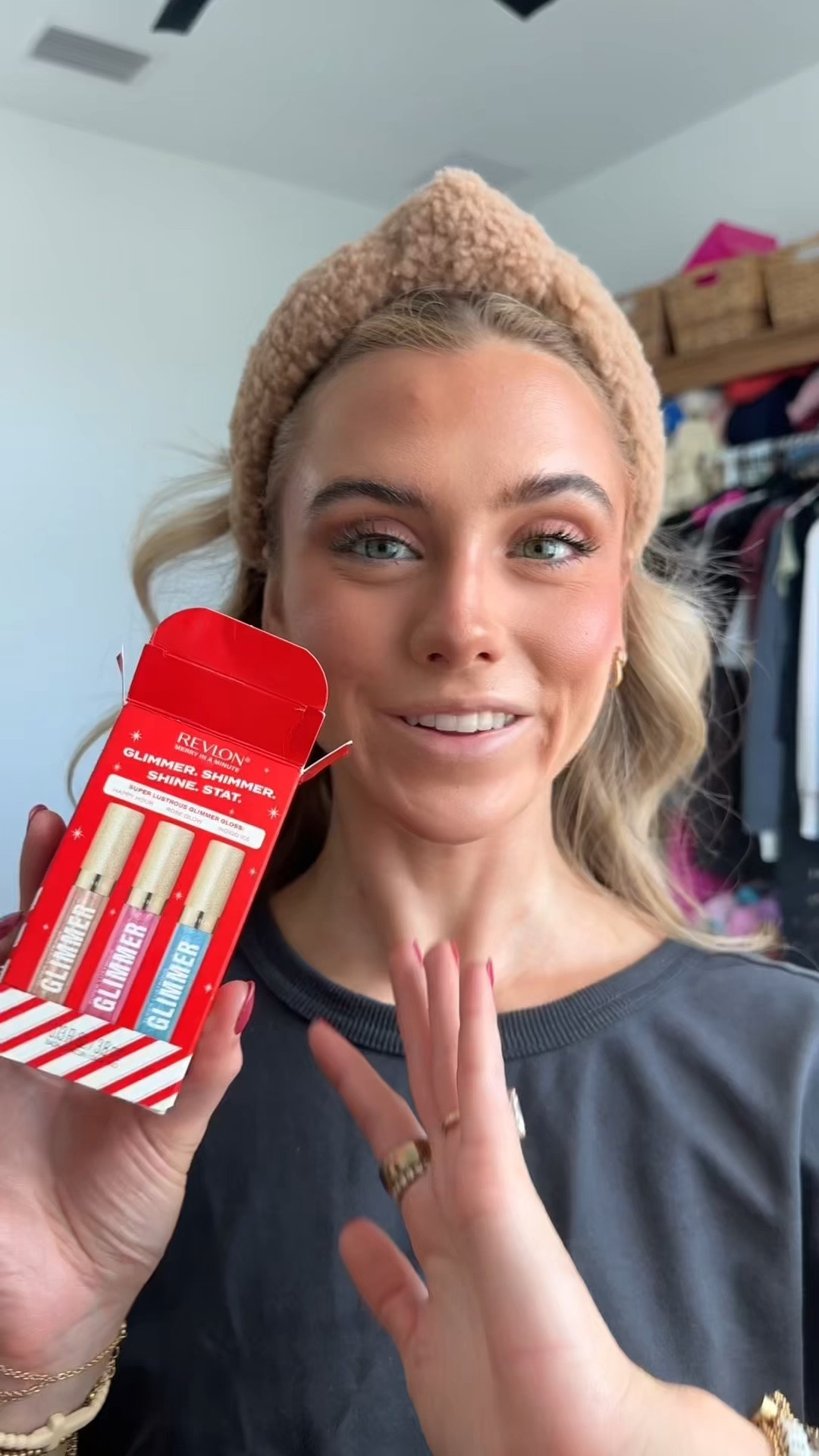 glimmer, shimmer, shine glossy lips are a requirement and these are the cutest lip gloss shades @revlon from the new holiday bundle 💋 the best part other than the affordable price is the stunning light reflecting pearl glossy finish that is non sticky and non gritty! an amazing gloss option if you want the shine with a touch of color  

#lipgloss #revlon #ad #glimmergloss #nonstickylipgloss 


#LTKgrwm #LTKBeauty #LTKFindsUnder50