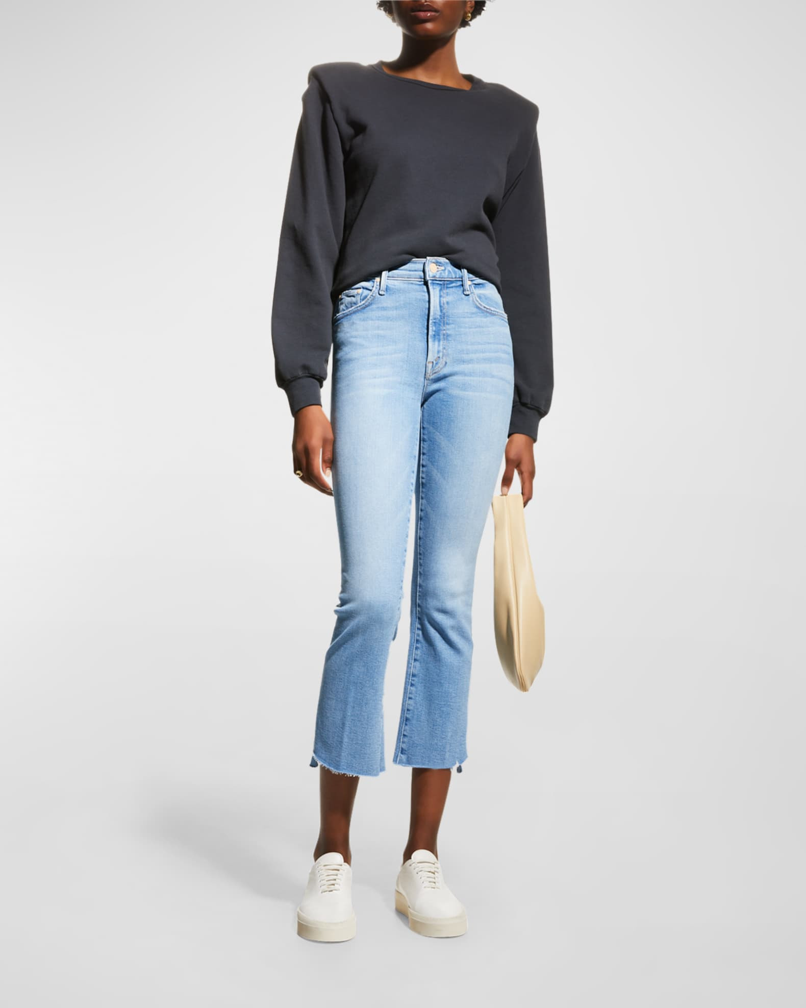 The Insider Crop Step Fray Jeans | Neiman Marcus