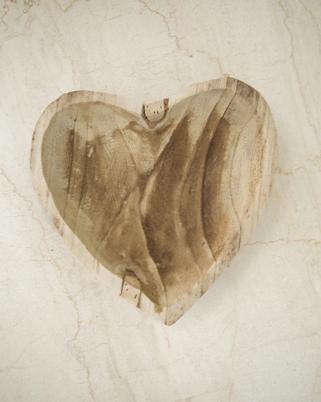 Hand Carved Wooden Heart Bowl | Elements by Remedy