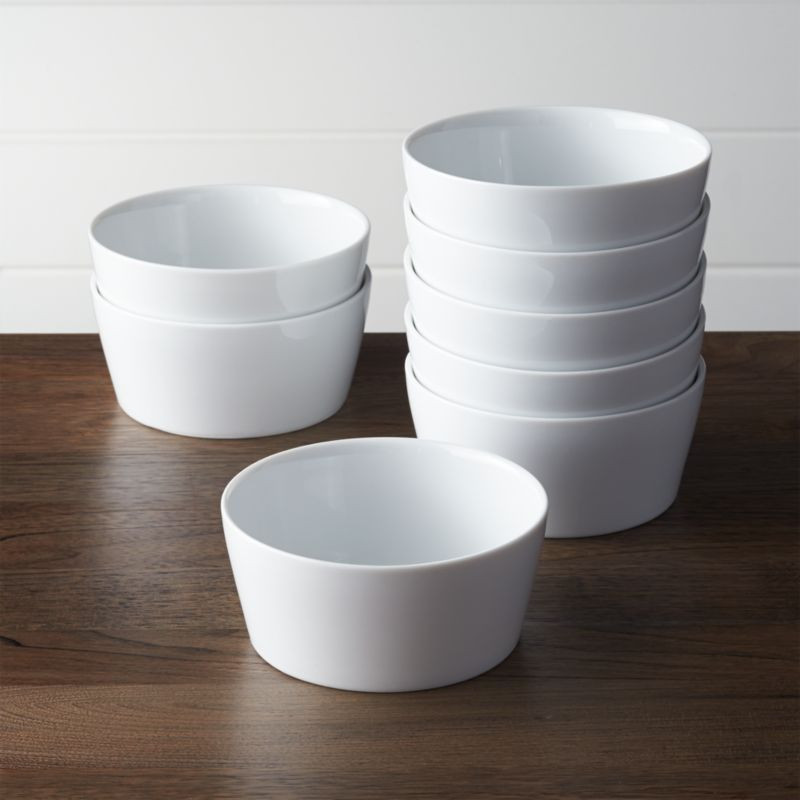 Set of 8 Verge Bowls + Reviews | Crate & Barrel | Crate & Barrel