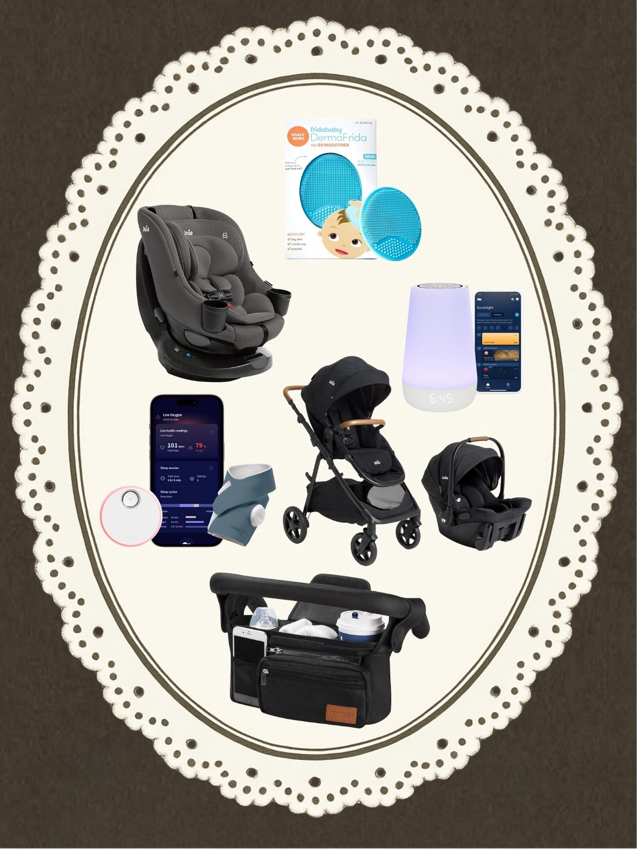 If you’re building your baby registry or prepping for life with a little one… these are the must-haves I swear by. Think of this as your “make-life-easier” starter pack!

• Joie Travel System
The stroller + car seat combo that truly gets it. Smooth ride, easy fold, and comfy for baby, it’s basically the SUV of stroller systems without feeling like you’re driving an actual SUV, also half the price as other brand but looks just as good 😉 

• Joie 360 Car Seat
Okay, this one deserves its own shoutout. The swivel feature alone is life changing. No more weird back bends or yoga poses to get baby buckled in. Safe. Smart. SO convenient.

• Owlet Monitor
Peace of mind in a tiny smart sock. Tracks baby’s sleep + oxygen levels so you can actually rest (or at least pretend to). The app is insanely helpful for keeping an eye on everything in real time as honestly saved by babies life when he was four days old, I swear by it and would buy this 1000000 times if I had to.

• Hatch Sound Machine + Night Light
This little glow up for bedtime is a dream, literally. Customizable sound, light, schedules, it grows with your baby from newborn to big kid. And yes, I’m convinced it’s magic.

• Momcozy Stroller Organizer
Your stroller’s new BFF. Keeps your drinks, phone, keys, pacifiers and snacks right where you need them. No more digging around like you’re searching for buried treasure.

• FridaBaby Cradle Cap Brush
The gentle, effective, why-did-no-one-tell-me-about-this-sooner tool. Clears cradle cap like a champ and feels soft on baby’s head. A tiny hero in your bath time lineup. I pair this with the Earth Mama Calendula Oil and bam! No more cradle cap, no more dry skin!

These items aren’t just cute, they’re functional, well designed, and genuinely make everyday baby life smoother (and way less chaotic).

What baby must have could you not live without? 💛

#BabyEssentials #BabyMustHaves #NewMomFavorites #BabyGear #JoieBaby #Owlet #HatchBaby #Momcozy #FridaBaby #SycamoreAndSageCo

#LTKCyberWeek #LTKmomlife #LTKHoliday