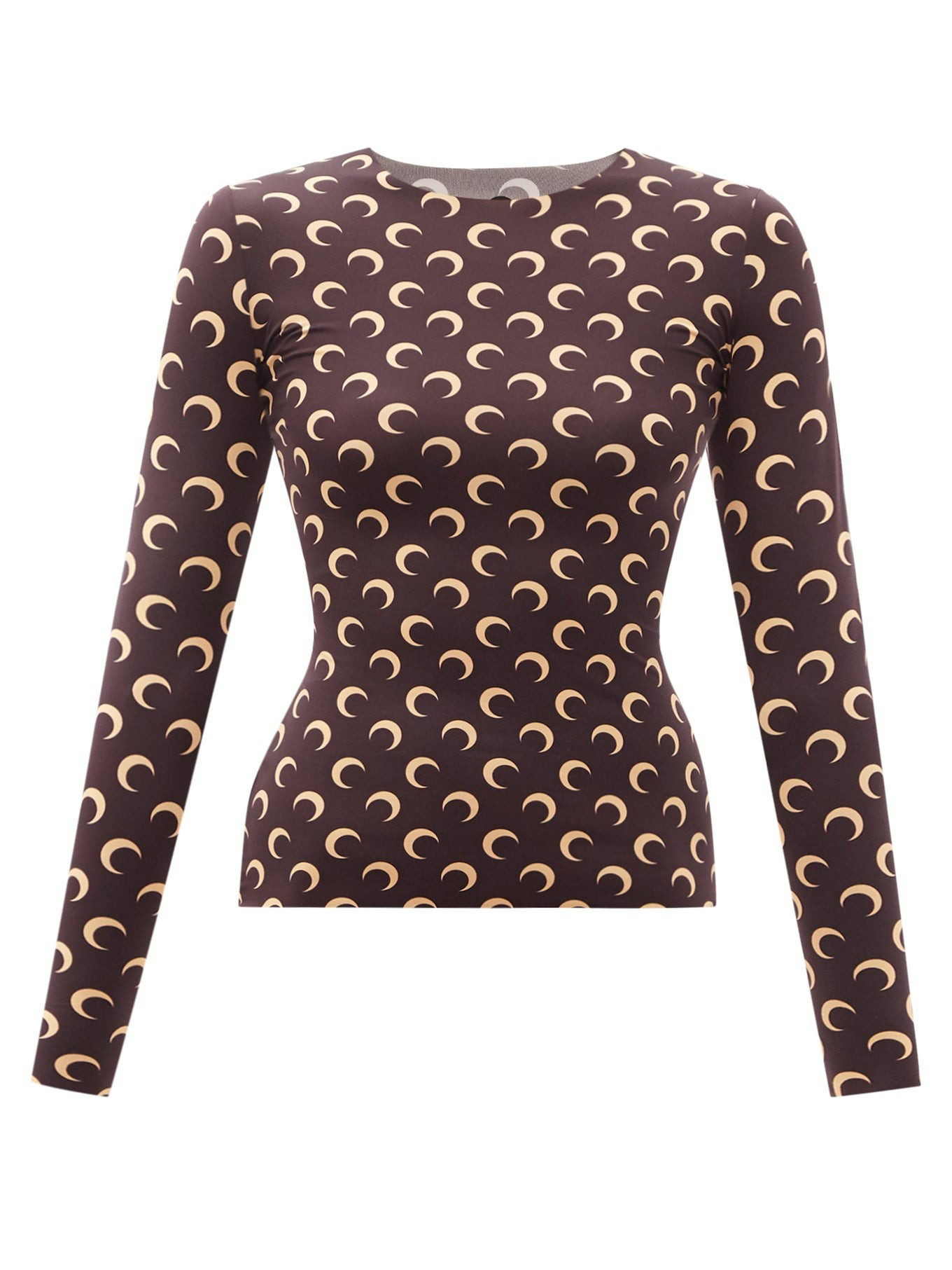 Moon-print recycled-jersey top | Matches (UK)