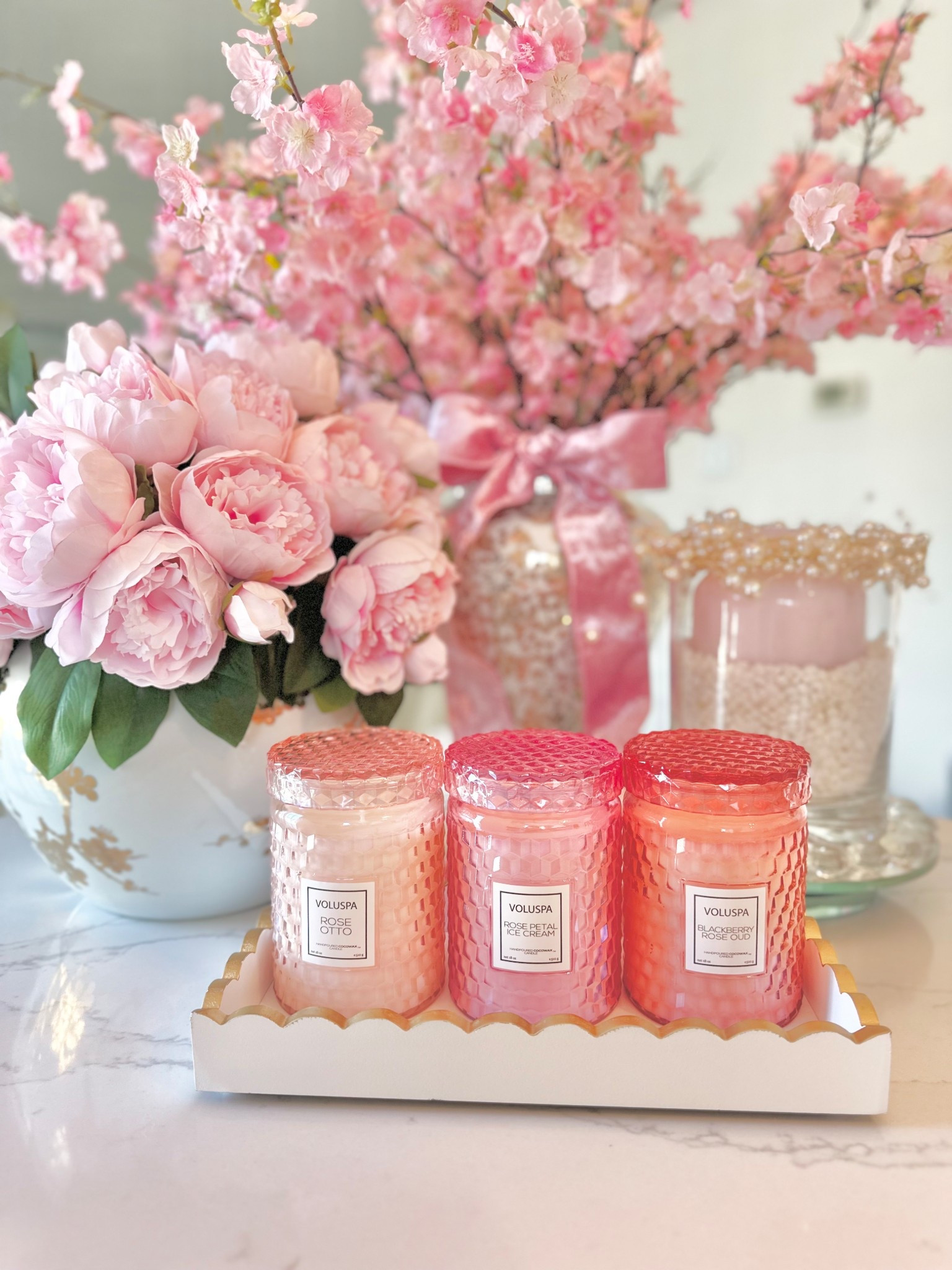 My favorite Voluspa candles in their beautiful vessels are perfect for Valentine's Day!

#LTKHome #LTKValentine