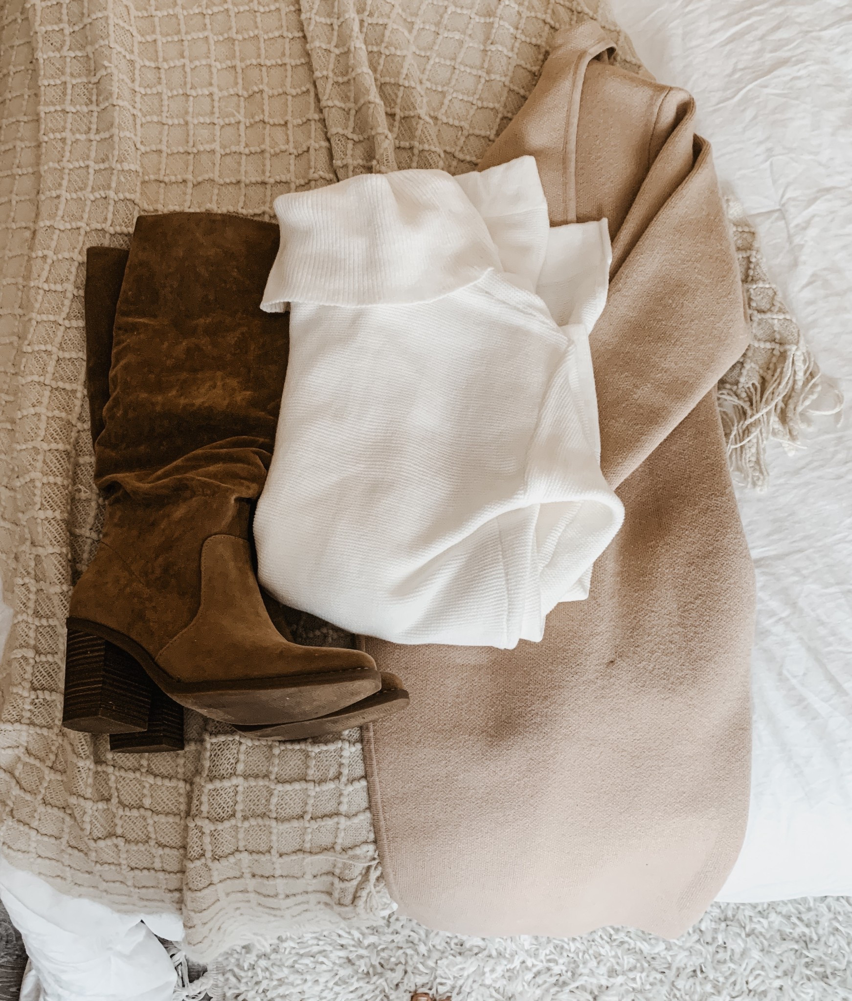 Cozy chic 🤍 
winter outfits for women

#outfits 
#sweaterdress 
#boots 
#winter

#LTKSeasonal