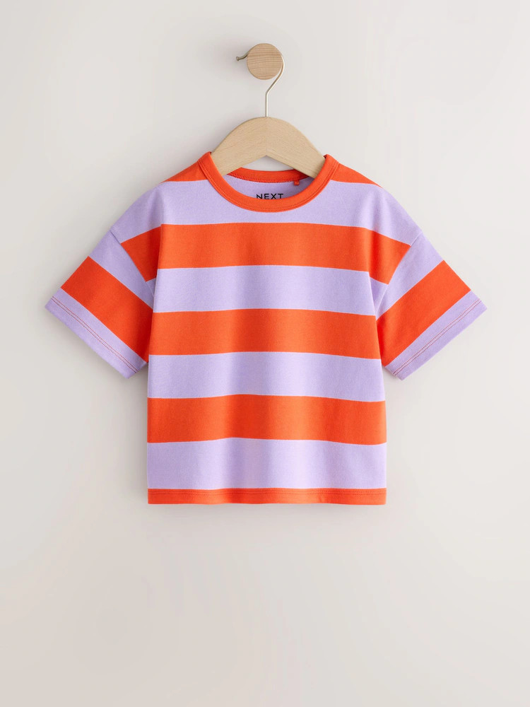 Pink/Purple Stripe T-Shirts 3 Pack (3mths-7yrs) | Next US