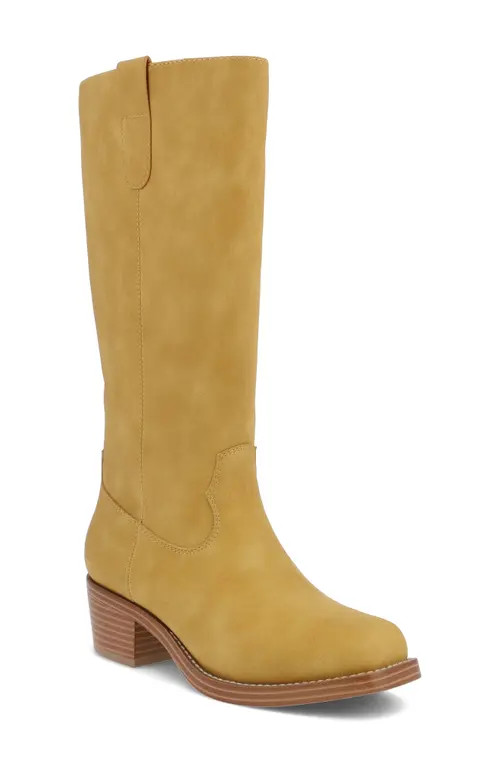MIA Riding Boot in Banana at Nordstrom, Size 7.5 | Nordstrom