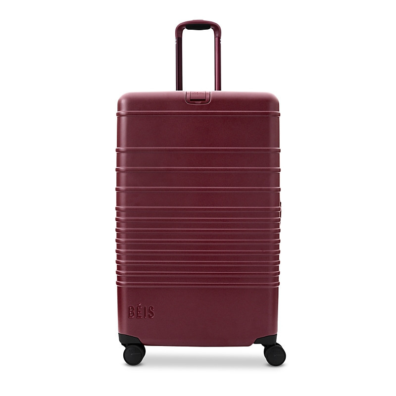 Beis The Large Check in Roller - Burgundy | Bloomingdale's (US)