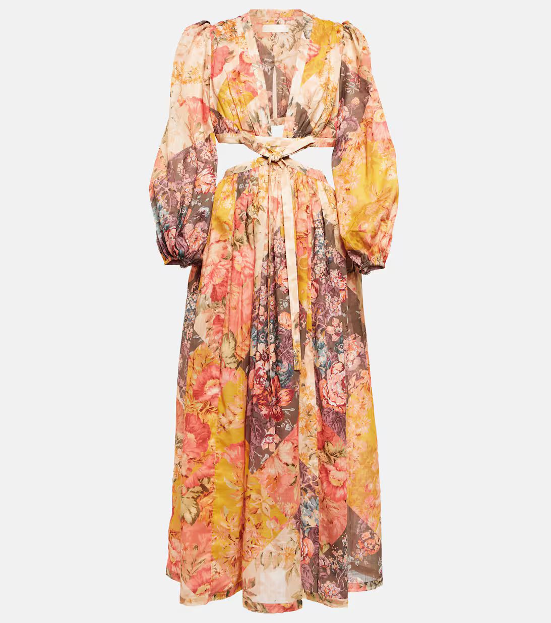 Pattie floral cotton midi dress | Mytheresa (US/CA)