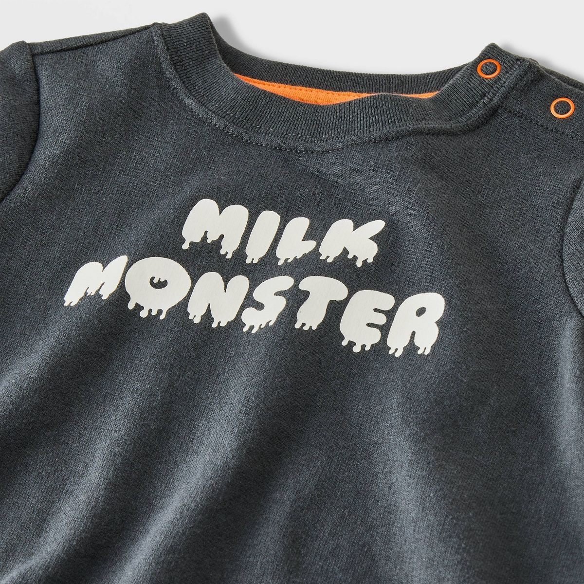 Baby Halloween Checkered Milk Monster T-Shirt & Bloomer Set - Cat & Jack™ Black | Target