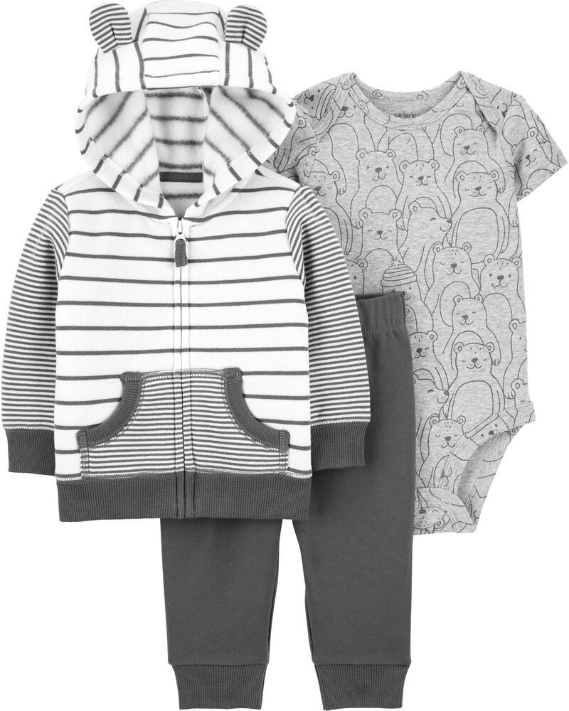 3-Piece Striped Cardigan Set | Carter's