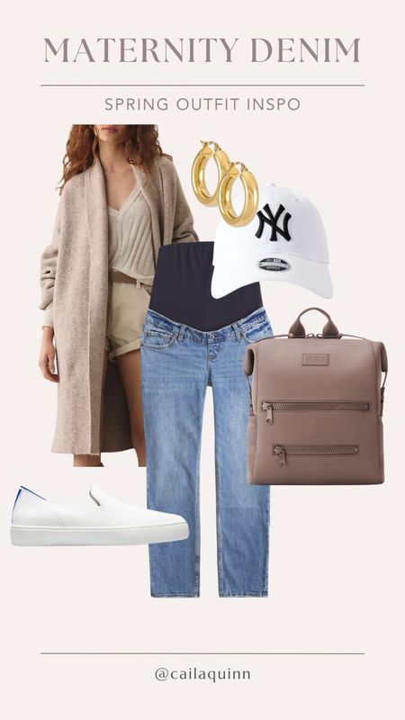 Maternity Denim Spring Outfit Inspo! I’m obsessed with the Dagne Dover bag- it’s so versatile and fits everything! Plus this cardigan looks so cozy!!! 

#LTKstyletip #LTKbump #LTKbaby