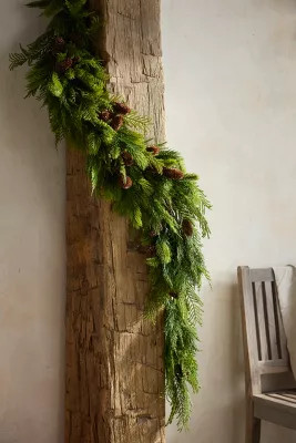 Forest Pinecone Faux Garland | Terrain