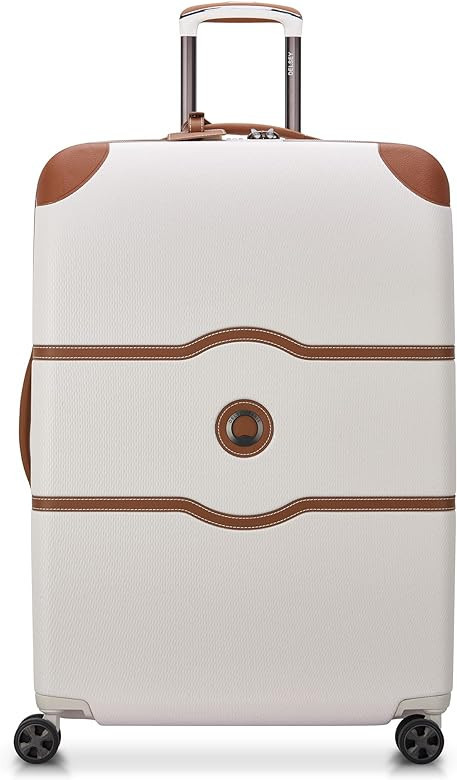 DELSEY Paris Chatelet Hardside 2.0 Luggage with Spinner Wheels, Angora, Checked-Medium 24 Inch | Amazon (US)