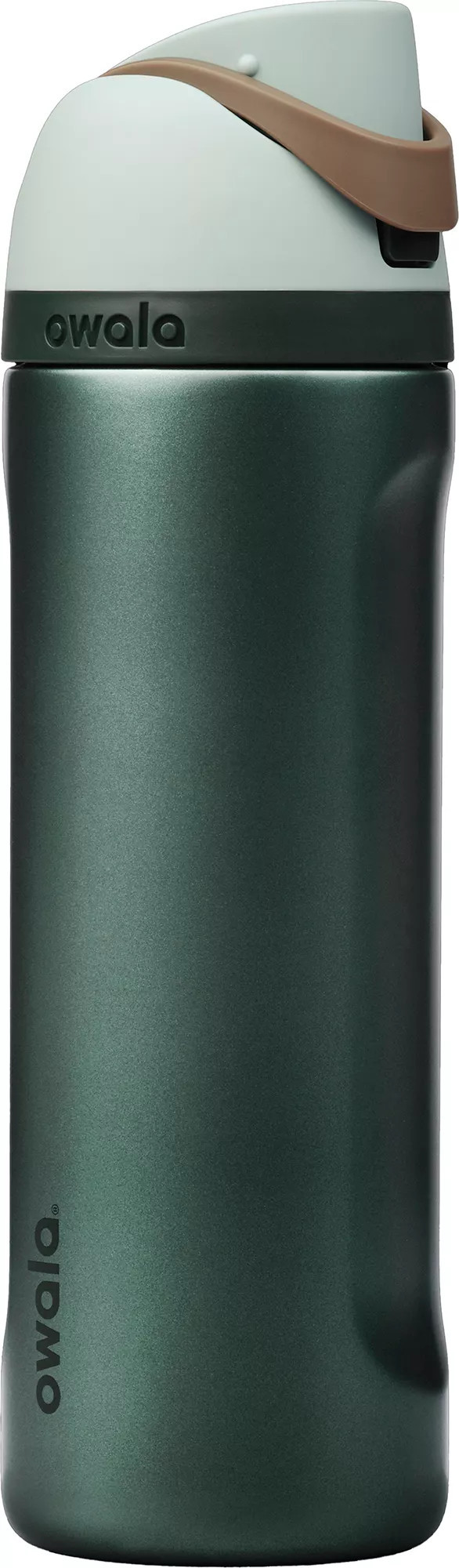 Owala 24 oz. FreeSip Stainless Steel Water Bottle - Holiday Collection, Kids, Wintergreen | DICK'S Sporting Goods