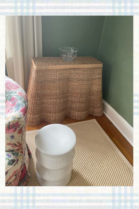 Wicker console 