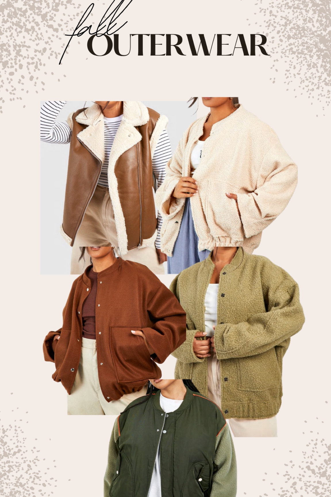 Plus size and curvy outerwear for fall. Loving the teddy texture



Bomber jacket, fall outfits, concert outfit

#LTKSeasonal #LTKplussize #LTKfindsunder100