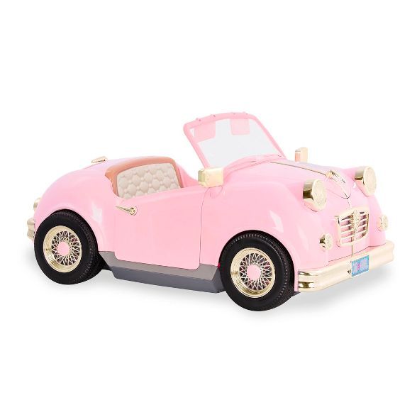 Our Generation In the Driver Seat Retro Cruiser - Pink Convertible for 18" Dolls | Target