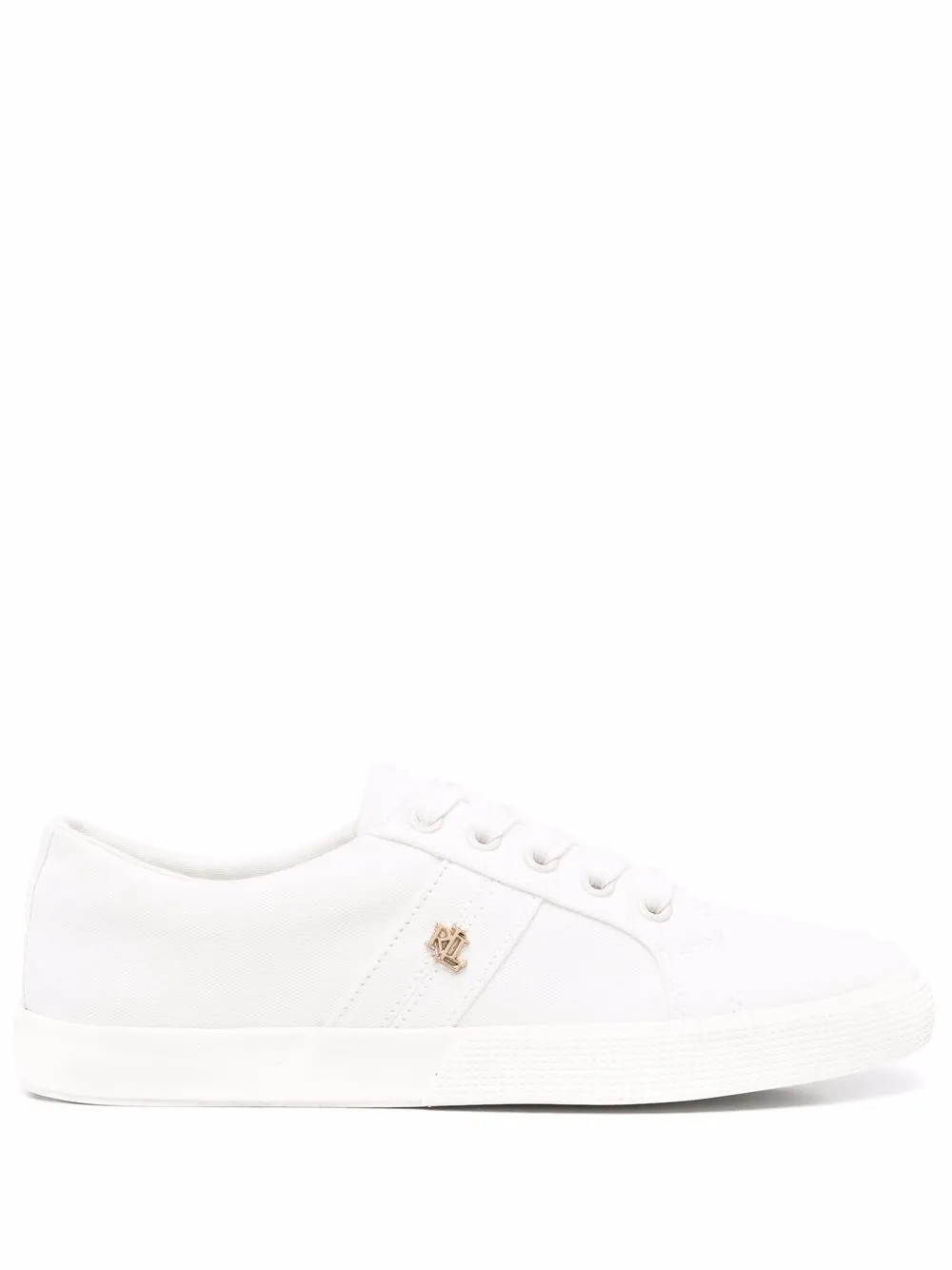 Lauren Ralph Lauren low-top lace-up Sneakers | White | FARFETCH UK | Farfetch Global
