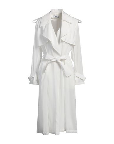 Jijil Woman Overcoat & Trench Coat White Size 2 Viscose, Polyester | YOOX (US)