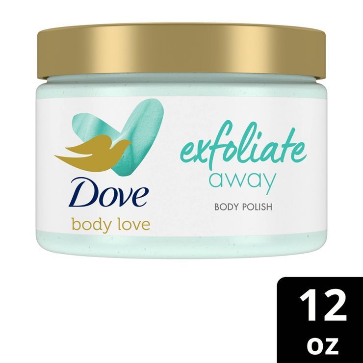 Dove Beauty Body Love Exfoliate Away Body Polish for Rough & Bumpy Skin - 12oz | Target