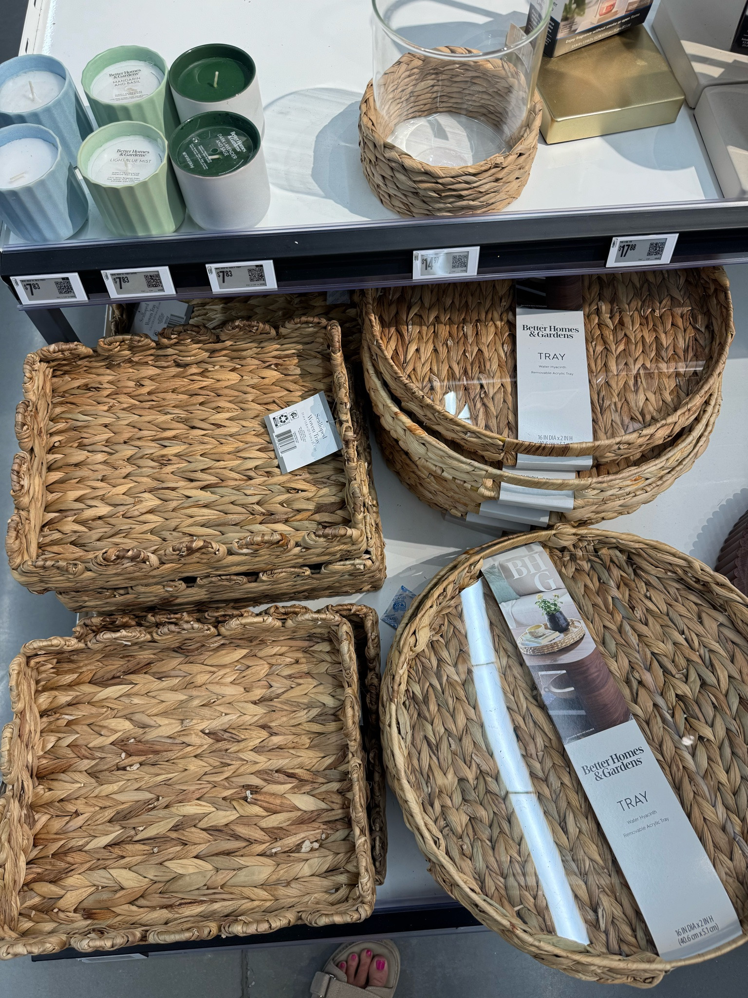 Walmart home finds 🤎✨ These woven trays are so good! #WalmartFinds #LTKHome #HomeDecor

#LTKHome