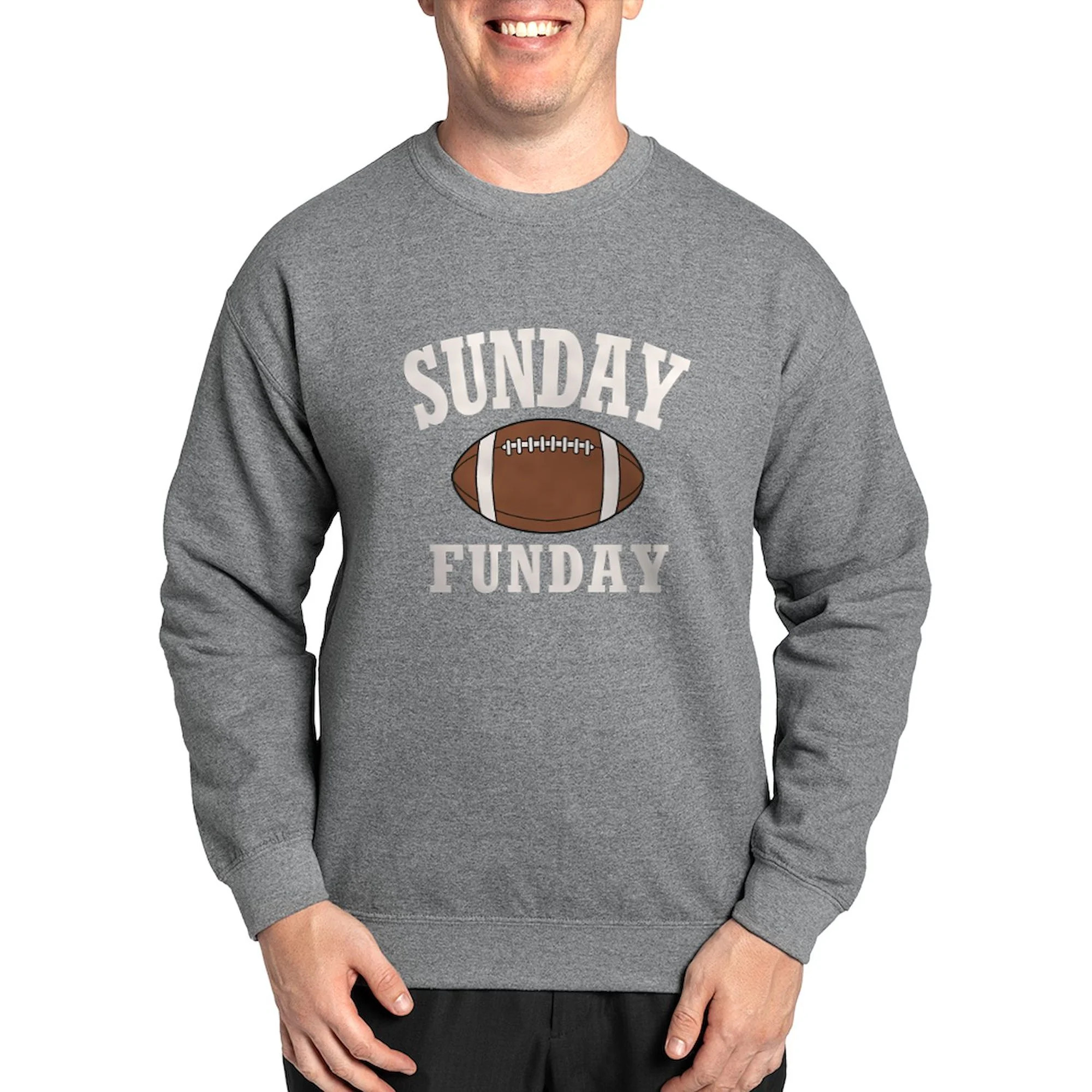CafePress - Sunday Funday - Crew Neck Sweatshirt | Walmart (US)