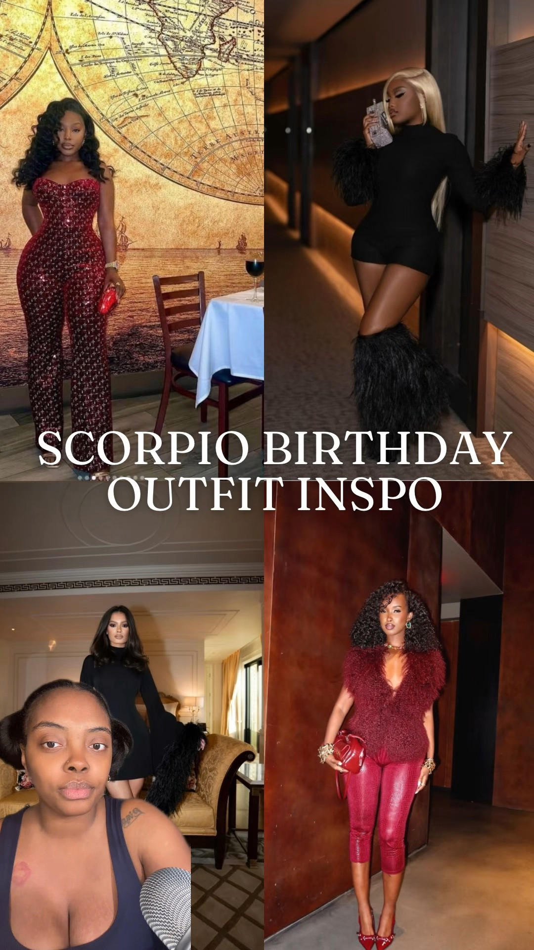 Scorpio birthday outfit inspo 

#LTKStyleTip #LTKBeauty #LTKSeasonal