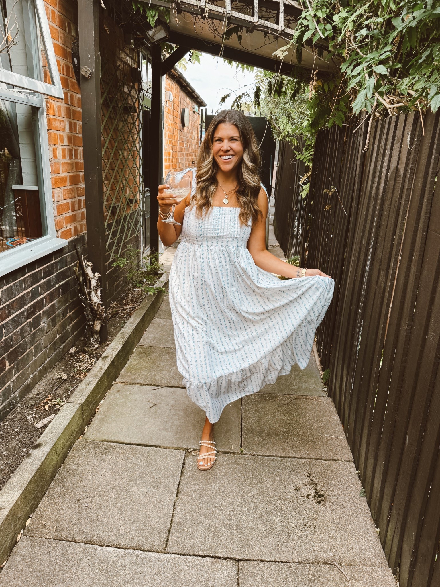 Pub weather in the perfect dress for England xx #summerdress #balticborn #summerstyle 

#LTKTravel #LTKMidsize #LTKFindsUnder100
