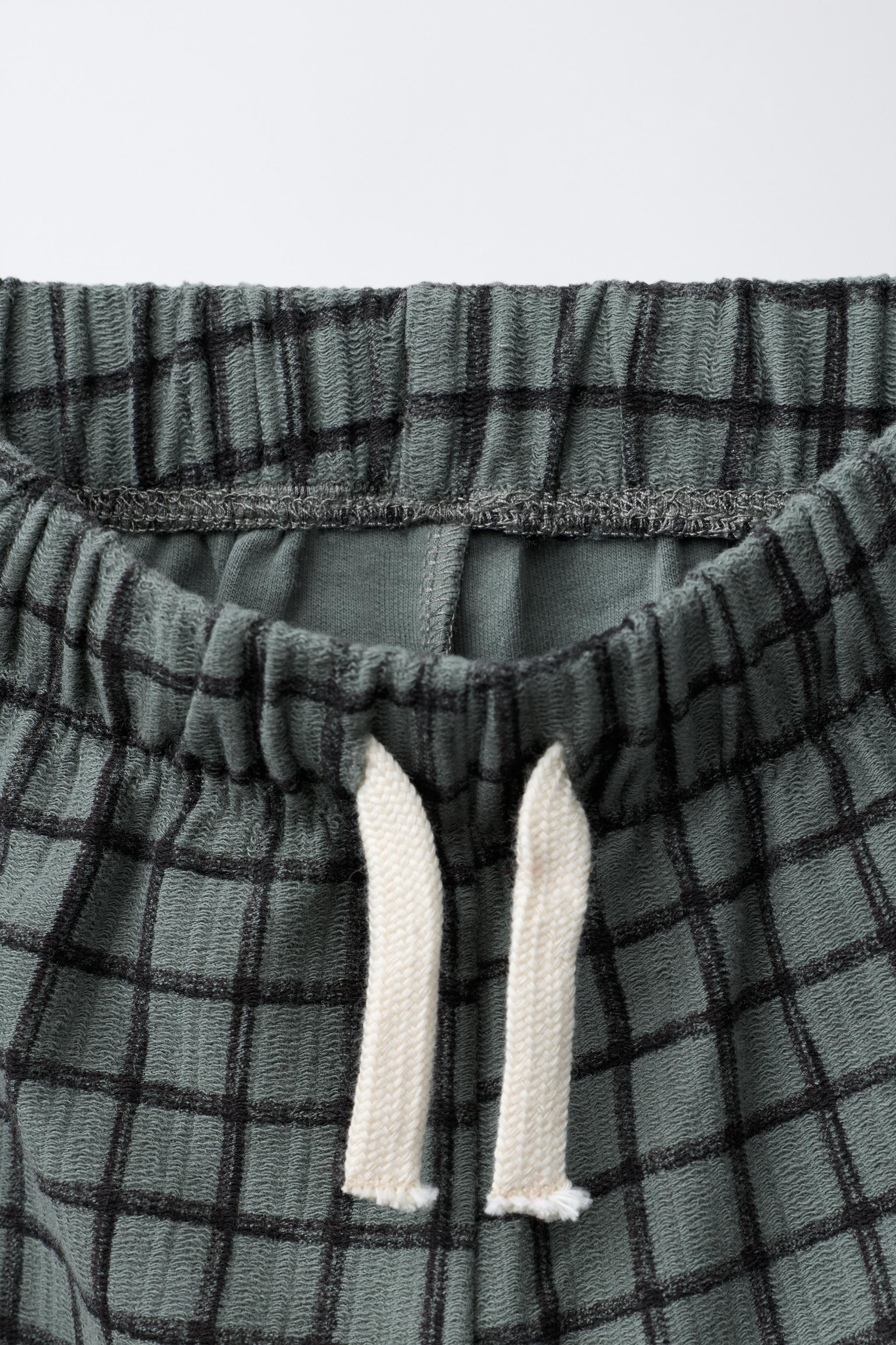 STRAIGHT CHECK TROUSERS | Zara UK