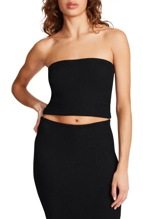Steve Madden Nina Tube Top in Black at Nordstrom, Size Medium | Nordstrom