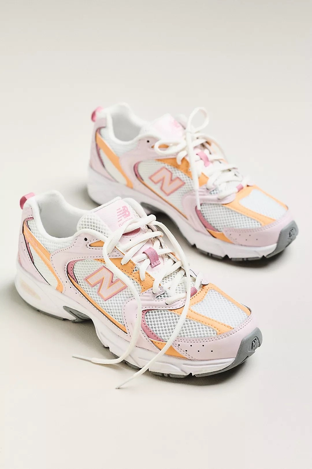 New Balance 530 sneakers in the cutest pink & orange colorway!! Safe to say, they are at the top of my wishlist!! Only $100🩷🧡

Sneakers, new balance, running shoes, tennis shoes, workout shoes, workout outfit, athletic, fitness

#LTKActive #LTKfitnessgoals #LTKootd
