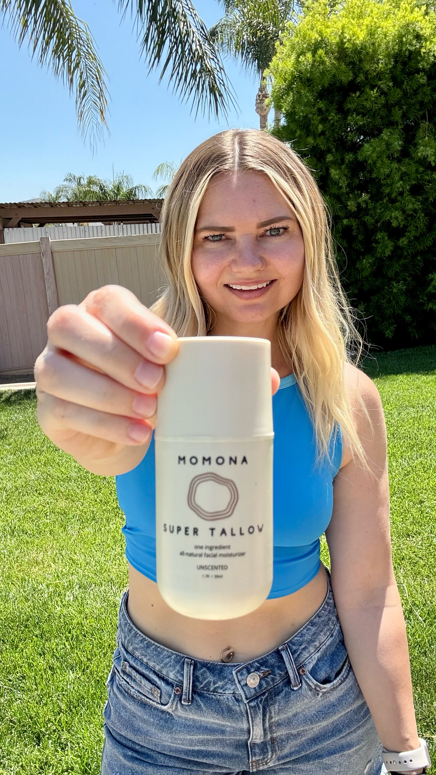 I am in LOVE with @momonaskin Super Tallow moisturizer! I apply a small amount before going to bed and wake up with the softest skin. The best part is that it’s only one ingredient- 100% grass-fed beef tallow and it’s completely fragrance free. 
🔗You can shop with the link in my bio and use code LTK for 10% off. 

#LTKGiftGuide #LTKBeauty #LTKFamily