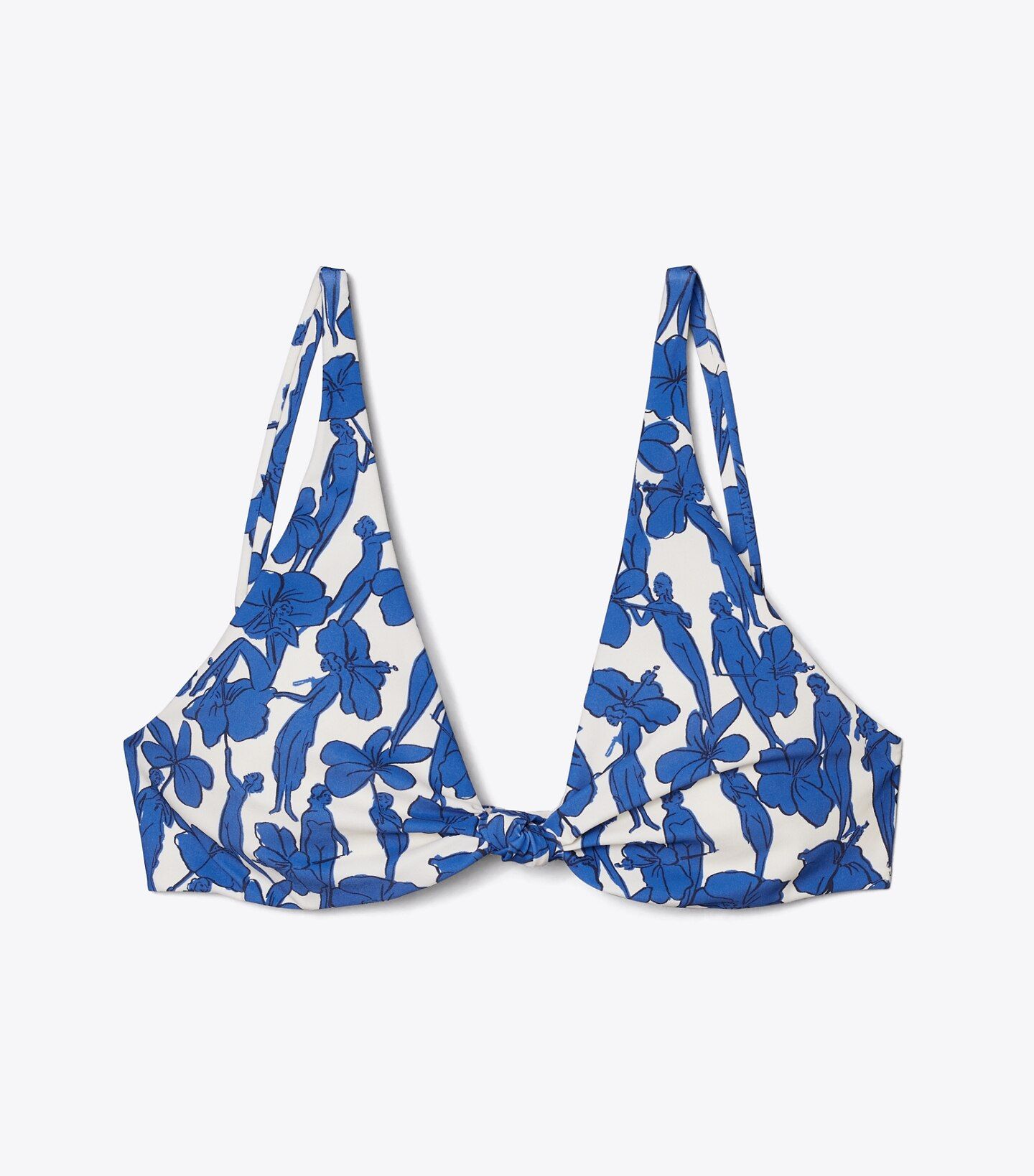 Printed Knotted Top: Women's Designer Two Pieces | Tory Burch | Tory Burch (US)