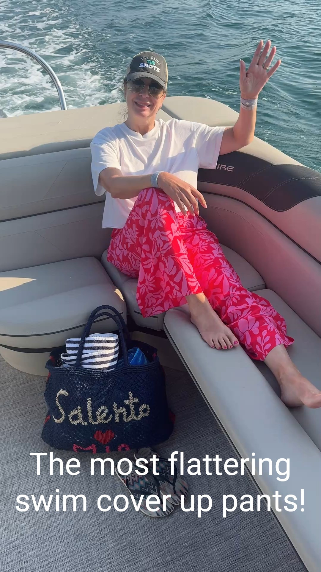 Chic and stylish swim cover up pants in three prints with the most flattering paper bag waist. Light and airy, long and flowy, and perfect for a day on the beach, by the pool or a day on the water. 

I’m wearing size M

Resort wear, vacation, swim, swimsuit, bathing suit, target

#LTKSwim #LTKFindsUnder50 #LTKTravel