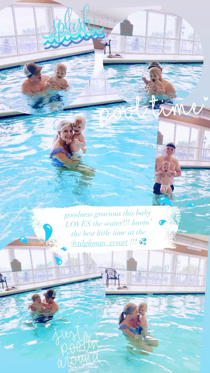 goodness gracious this baby LOVES the water!!! havin’ the best little time at the @tilghman_resort !!! 💦

#LTKfamily #LTKbaby #LTKswim