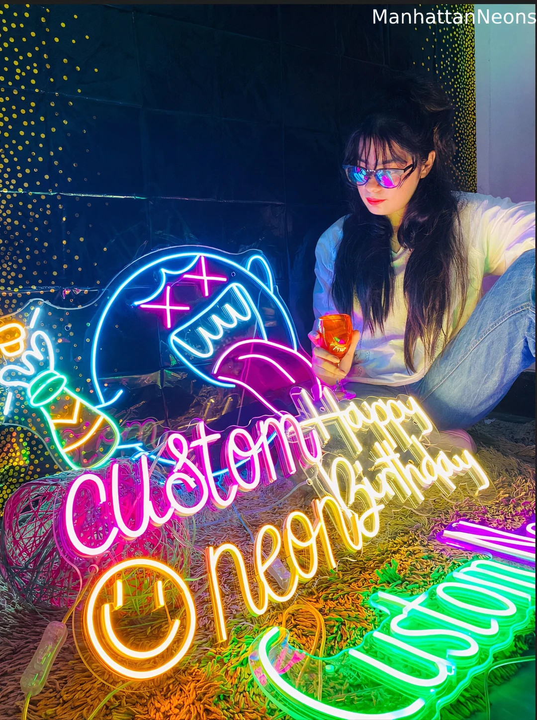 Custom Neon Sign Neon Sign Aesthetic Neon Sign Name Neon Sign Neon Signs Wedding Gift LED Light W... | Etsy (US)