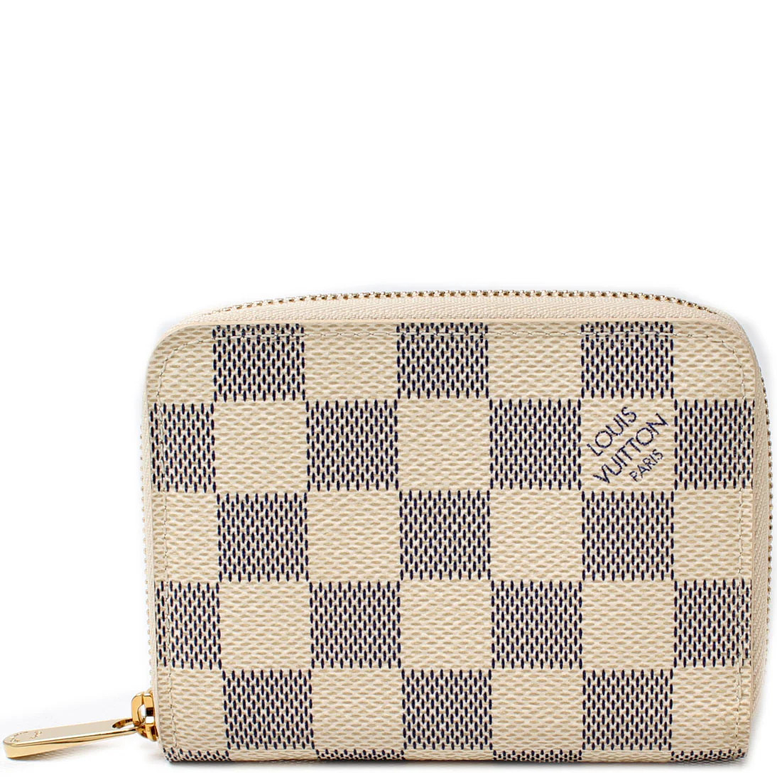 Zippy Coin Purse Damier Azur | Keeks Designer Handbags