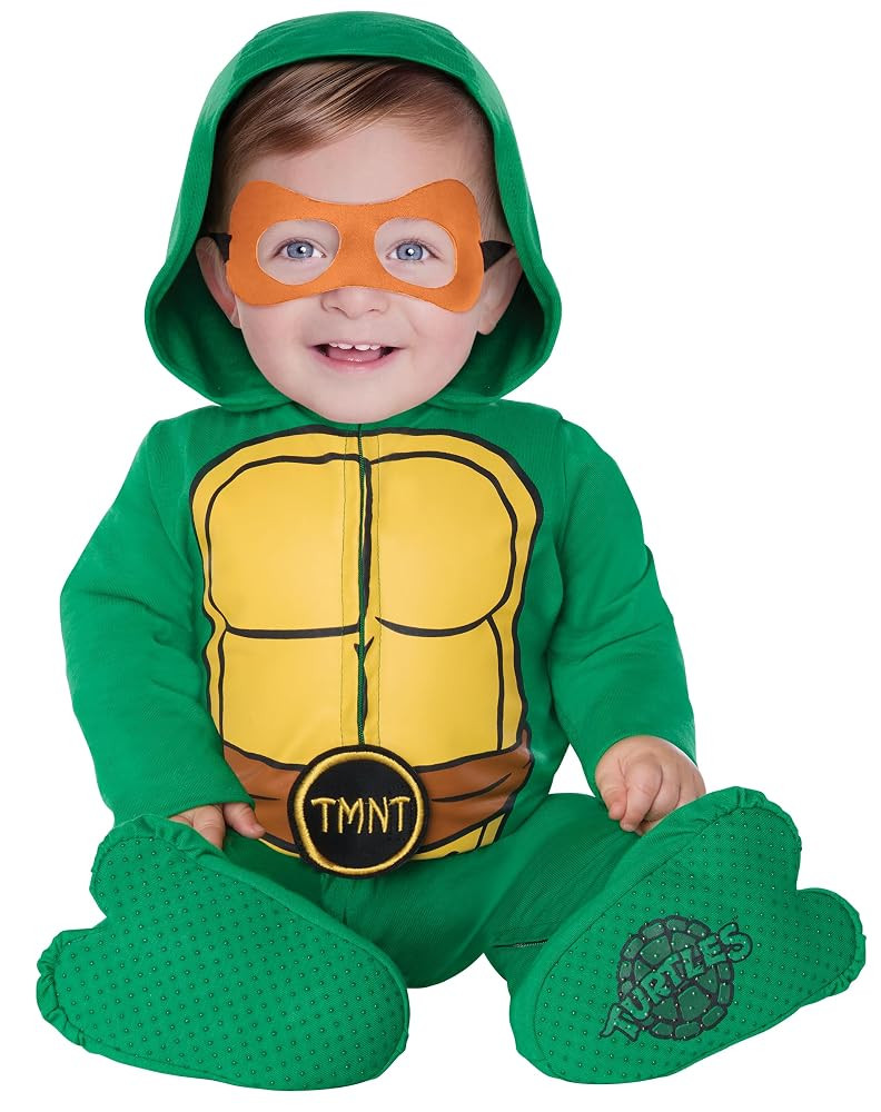 Spirit Halloween Teenage Mutant Ninja Turtles Baby Coverall Costume | Officially Licensed | Theat... | Amazon (US)