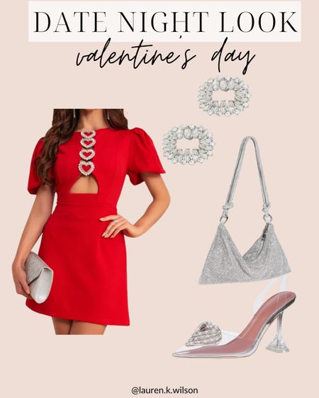 Date night look, Valentine’s Day, husband and wife, romantic, red, rhinestone, affordable fashion, Amazon 

#LTKSeasonal #LTKfindsunder100 #LTKstyletip
