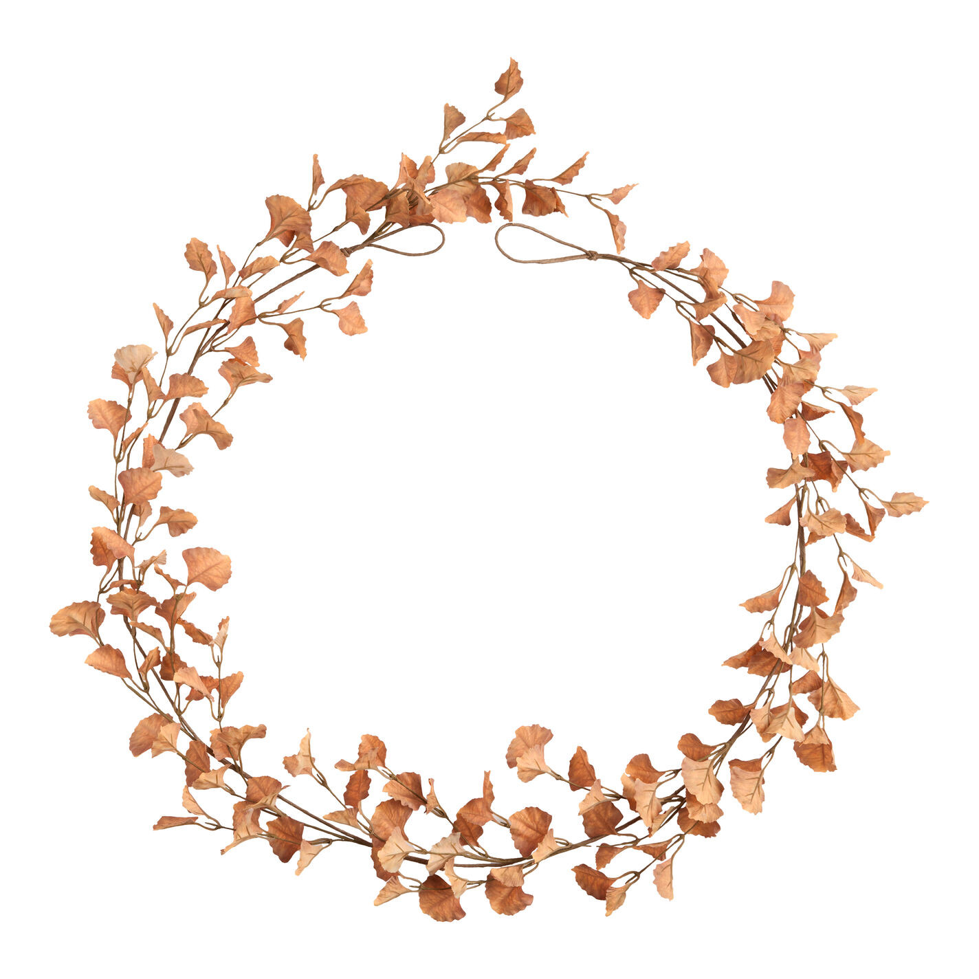 Amber Faux Ginkgo Leaf Garland | World Market