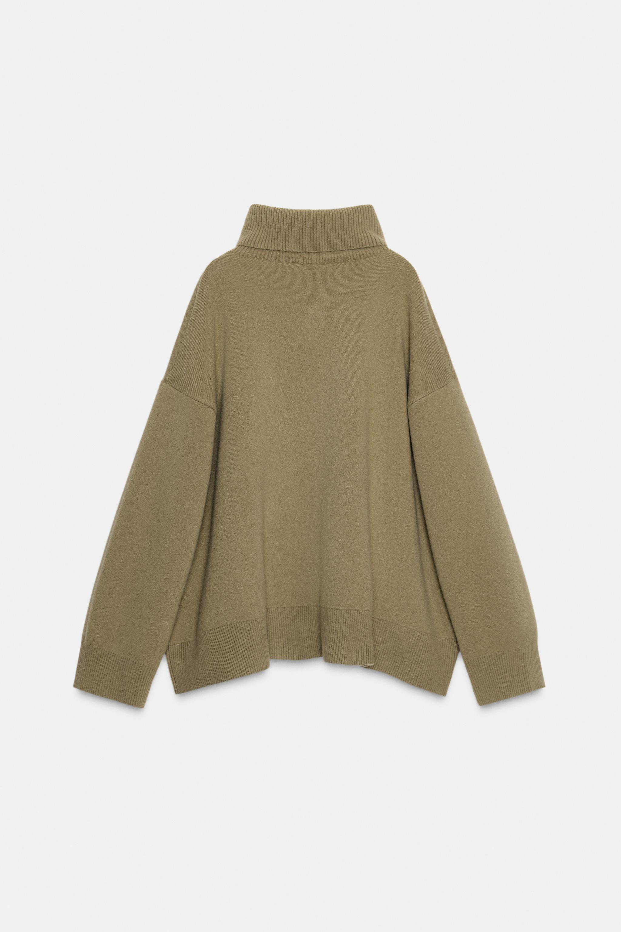 95% WOOL OVERSIZED JUMPER | Zara US