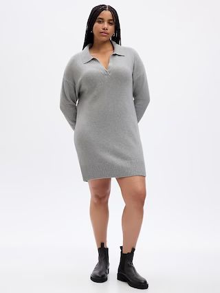 CashSoft Polo Mini Sweater Dress | Gap (US)